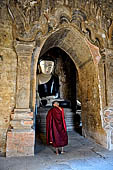 Bagan Myanmar. Buddha statue of the Thambula Temple. 